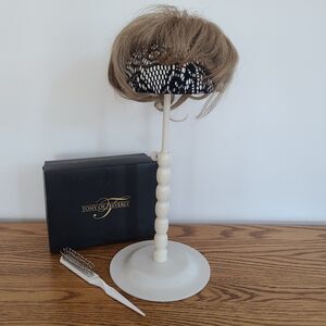 Tony of Beverly Shaper Hair Topper 14/24 Added Body Wig Wiglet Plus Wig Brush